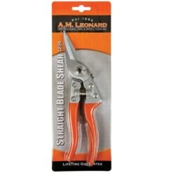 Leonard Straight Blade Pruning Shears, 8.625-inch Length -Garden Tools 1204 1