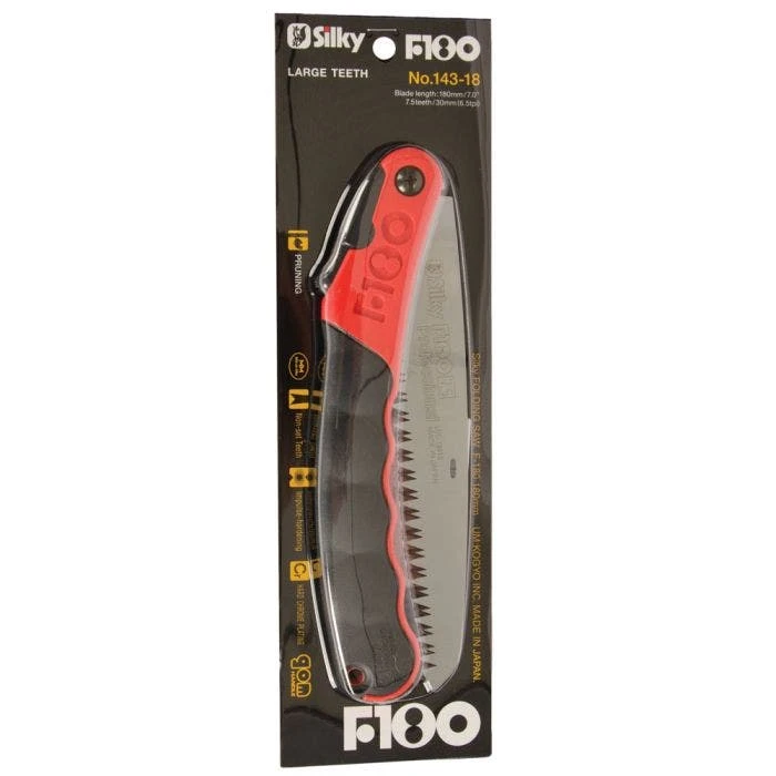 Silky F180 Folding Pruning Saw, 7-inch Straight Blade 3 Silky F180 Folding Pruning Saw, 7-inch Straight Blade - Image 3
