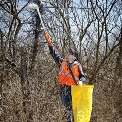 Clean Up Bag 18in Diameter With Shoulder Strap -Garden Tools 18lb 4