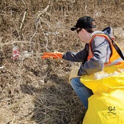 Clean Up Bag 18in Diameter With Shoulder Strap -Garden Tools 18lb 5