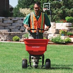 Earthway Commercial Broadcast Spreader With 100 Lb Capacity -Garden Tools 2170e live