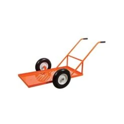 Leonard Flatbed 2-Wheel Nursery Cart, 2ft X 4ft Low Deck, 850 Lb Capacity