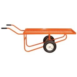 Leonard Flatbed 2-Wheel Nursery Cart, 2ft X 5ft Deck, 850 Lb Capacity
