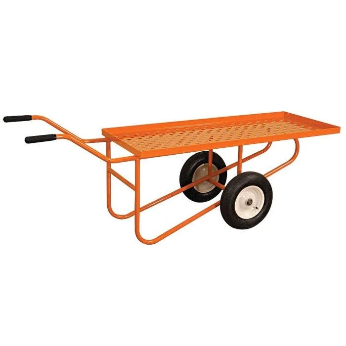 Leonard Flatbed 2-Wheel Nursery Cart, 2ft X 5ft Deck, 850 Lb Capacity 3 Leonard Flatbed 2-Wheel Nursery Cart, 2ft X 5ft Deck, 850 Lb Capacity - Image 3