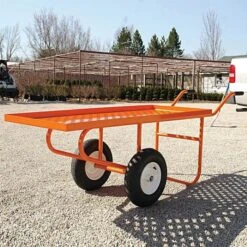 Leonard Flatbed 2-Wheel Nursery Cart, 2ft X 5ft Deck, 850 Lb Capacity 12 Leonard Flatbed 2-Wheel Nursery Cart, 2ft X 5ft Deck, 850 Lb Capacity -Garden Tools 2460ex 3 1