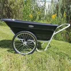 Muller's Original Smart Cart, Black 7 Cu. Ft. Tray With 20" Spoke Wheels