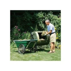Muller's Original Smart Cart, Green 7 Cu. Ft. Tray With 20" Flat Free Spoke Wheels 7 Muller's Original Smart Cart, Green 7 Cu. Ft. Tray With 20" Flat Free Spoke Wheels -Garden Tools 37gb ff 2