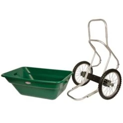 Muller's Original Smart Cart, Green 7 Cu. Ft. Tray With 20" Spoke Wheels -Garden Tools 37gb 3