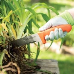 Leonard Wavy Edge Stainless Steel Cut-All Knife, 8-Inch Blade -Garden Tools 4041t 7