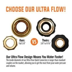 Leonard Quick Coupler Hose Connector Brass Female -Garden Tools 58cm ultra flow 1