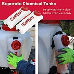 Chapin Mixes On Exit 4-Gallon Backpack Sprayer -Garden Tools 63950 detail tanks graphics