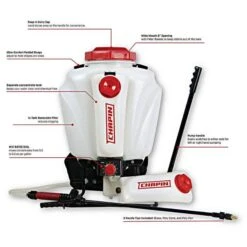 Chapin Mixes On Exit 4-Gallon Backpack Sprayer -Garden Tools 63950 features graphic