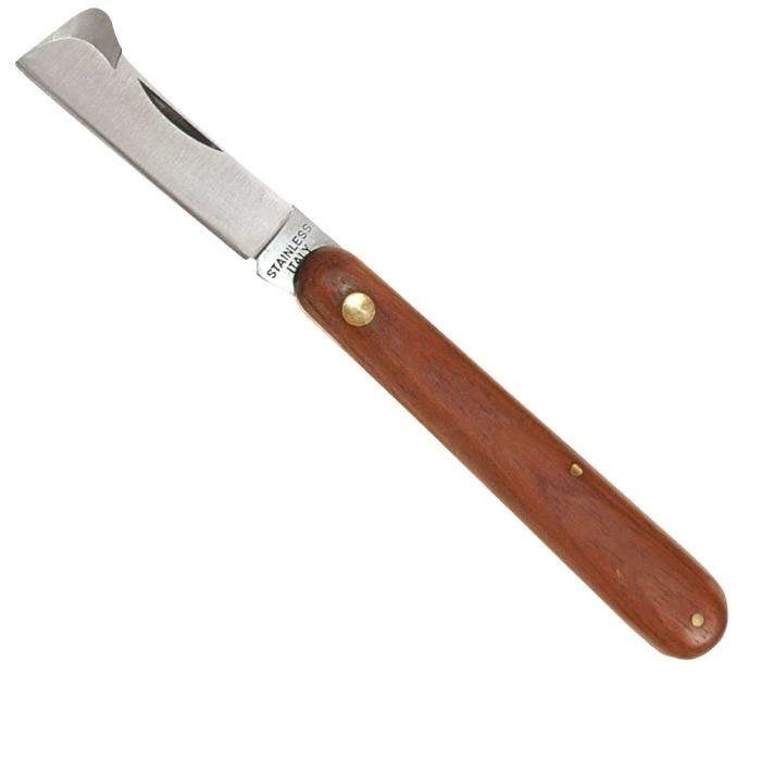 Leonard Folding Budding Grafting Knife Rosewood Handle 1 Leonard Folding Budding Grafting Knife Rosewood Handle