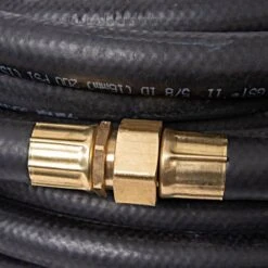 Premium EPDM Rubber Hose, 3/4in X 100ft -Garden Tools acr340 b fittings 1