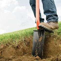 Leonard All Steel Nursery Spade With 15-Inch Blade And Straight Handle -Garden Tools am15l 4