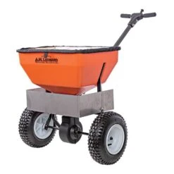 Leonard 70-Pound Broadcast Spreader With Deflector