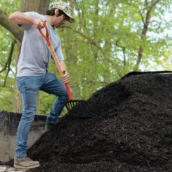 Leonard 10-Tine Forged Steel Scoop Fork With 30-Inch D-Grip Handle -Garden Tools amf10 17