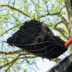 Leonard 10-Tine Forged Steel Scoop Fork With 48-Inch Straight Handle -Garden Tools amf10l 6