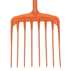 Poly Mulching Fork With D-Grip Handle By A.M. Leonard, 8 Tine, 15in Scoop X 44in Length, Lifetime Warranty -Garden Tools apf810 1 1