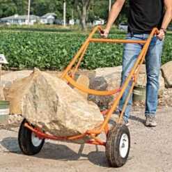 Leonard Ball Carts With Curved Lift, Flat Free Tires -Garden Tools f15cc 11