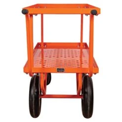 Leonard 2-Foot By 5-Foot Push-Style Nursery Cart With 18-Inch Shelf -Garden Tools f2460hfw 2