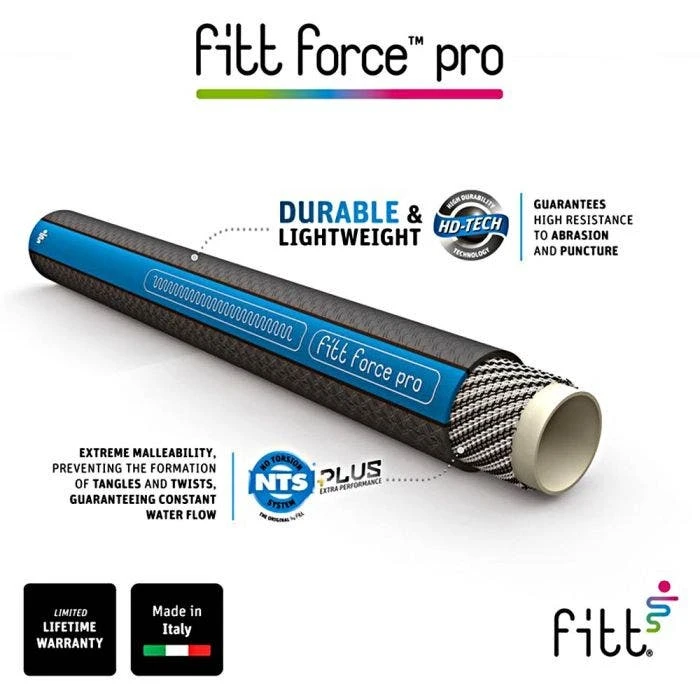 FITT Force™ Pro Commercial-Grade Lay Flat Hose, 3/4-Inch Diameter, 100-Foot Length 4 FITT Force™ Pro Commercial-Grade Lay Flat Hose, 3/4-Inch Diameter, 100-Foot Length - Image 4