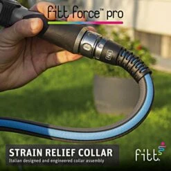 FITT Force™ Pro Commercial-Grade Lay Flat Hose, 5/8-Inch Diameter, 50-Foot Length -Garden Tools ffp59006 2