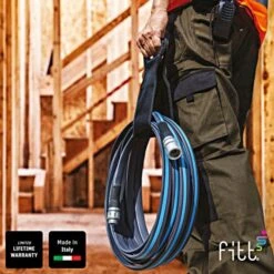 FITT Force™ Pro Commercial-Grade Lay Flat Hose, 5/8-Inch Diameter, 50-Foot Length -Garden Tools ffp59006 6