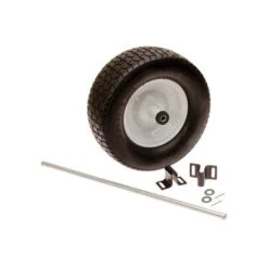 Leonard Two-Wheel Wheelbarrow Conversion Kit, Flat-Free Tires