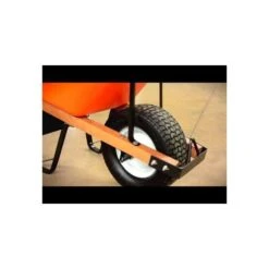 Leonard 6-Cubic-Foot Capacity Poly Tray Wheelbarrow With Pneumatic Tire -Garden Tools hqdefault 15 1