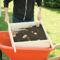 Wheelbarrow Sifter For Compost And Soil 15 Wheelbarrow Sifter For Compost And Soil -Garden Tools s22 6
