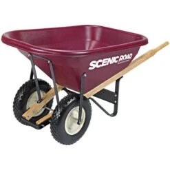 Scenic Road 8cu Ft Wheelbarrow Poly Tray, 2 Wheel