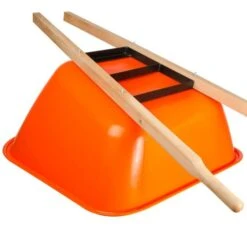 Leonard 2-Wheeled, 10-Cubic-Foot Capacity Poly Tray Wheelbarrow With Pneumatic Tires -Garden Tools wb10 3