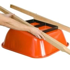 Leonard 6-Cubic-Foot Capacity Steel Tray Wheelbarrow With Pneumatic Tire -Garden Tools wbst6 3